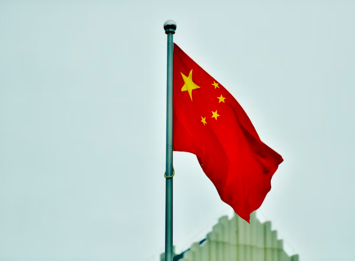 China flag used for illustrating a post that talked about 5 countries with the lowest proof of funds for student visas.