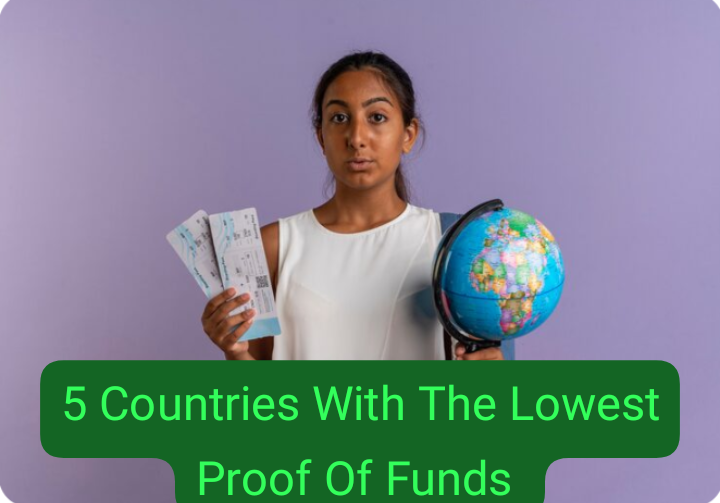 5 countries with the lowest proof of funds for student visas.